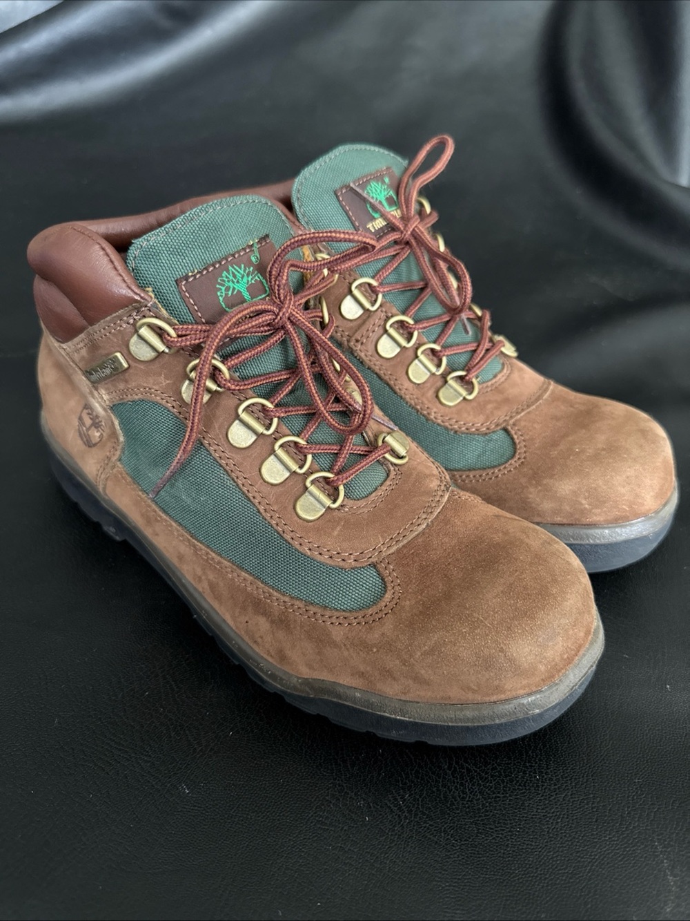 Timberland Field Boot Mid Beef and Broccoli Sz 6